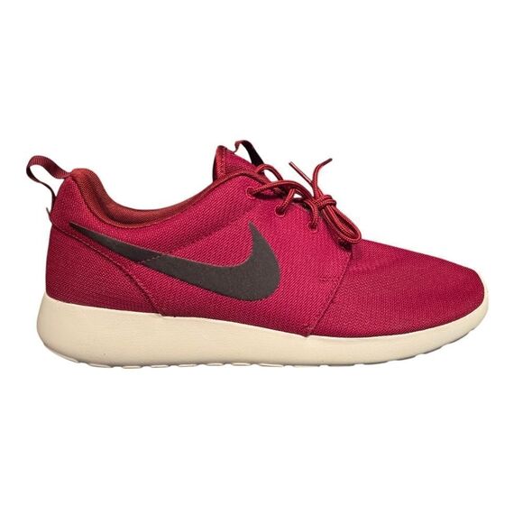 Nike Roshe One Run Team Red Burgundy Ash Grey Sail 511881-613 Mens Size 11.5 - Picture 1 of 8